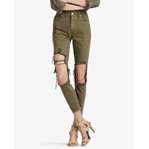 Lucky Brand Jeans High Rise Bridgette Destroyed